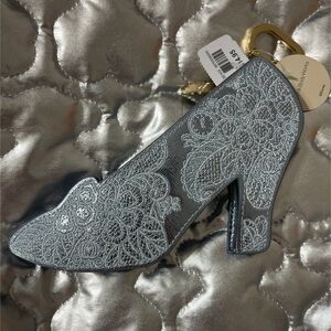 Bath & Body Works Silver Lace Heel Keychain